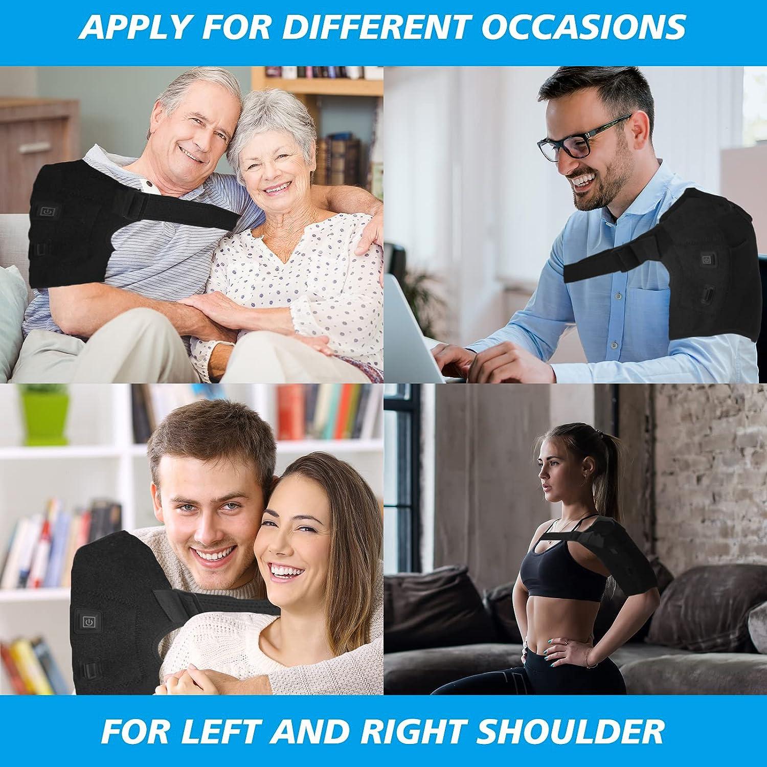 LXH Shoulder Heating Pads with USB for Shoulder Pain Relief 3 Heat