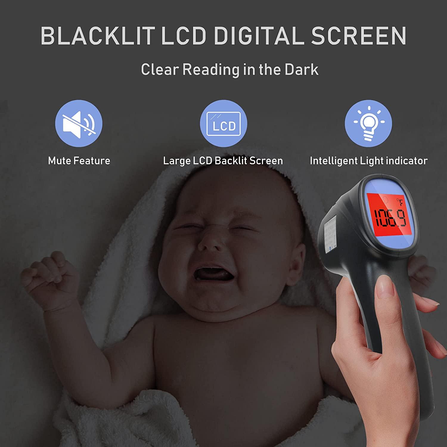Touchless Forehead and Object Thermometer Fast & Accurate DualMode 2