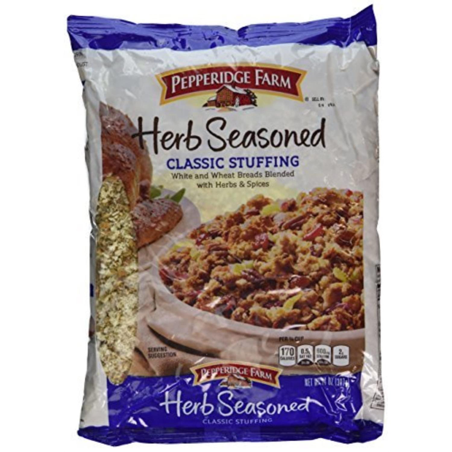 Pepperidge Farm HerbSeasoned Stuffing 14Oz. Bag Pack of 3
