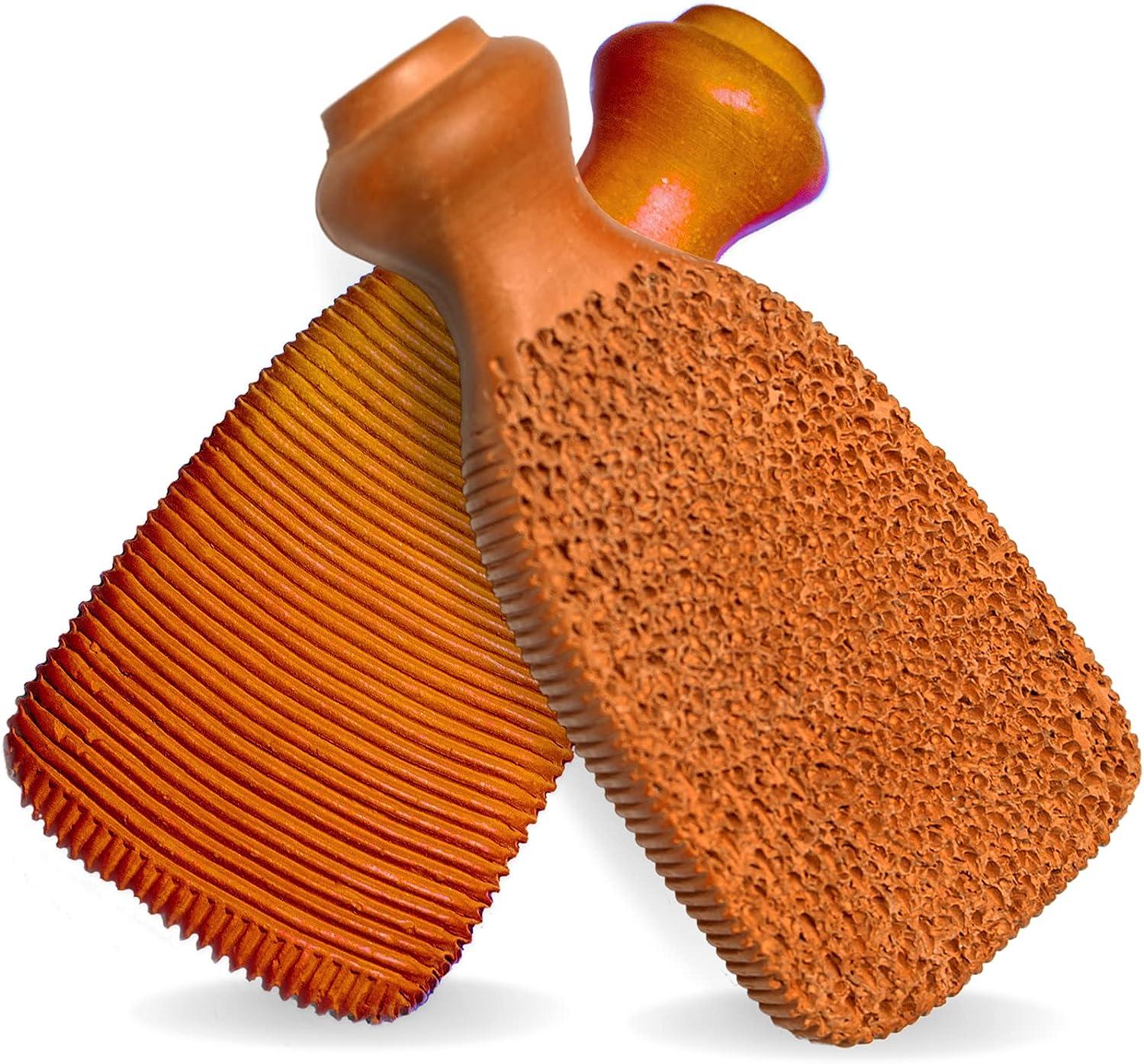 Pumice Stone for Feet 2Sided Shower Foot Scrubber & Callus Remover