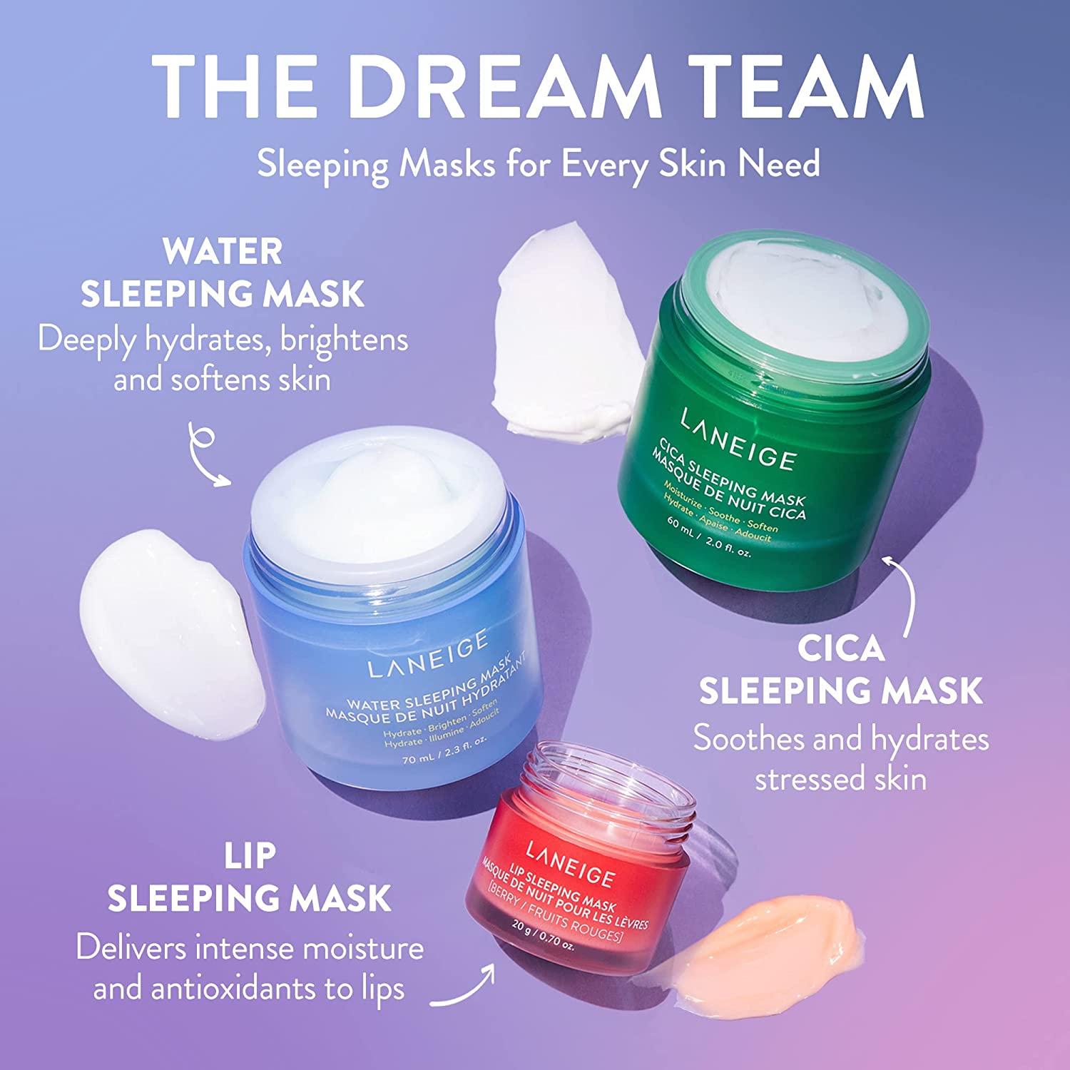 LANEIGE Water Sleeping Mask Set - Midnight to Morning Skincare Kit