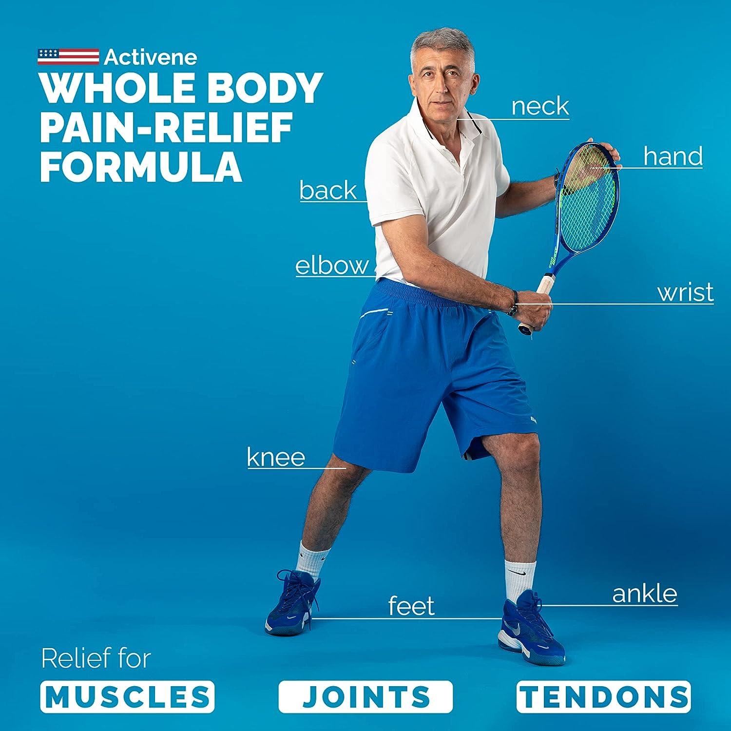 Activene Pain Relief Cream Anti Inflammatory formulation with