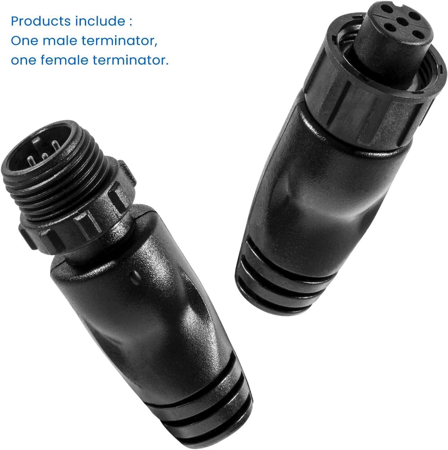 Terminatore NMEA 2000 M12 Maschio 120 Ohm - Per Reti Marine Lowrance, Simrad, Garmin, Navico