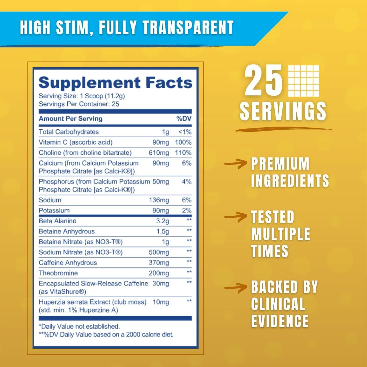 Ryse Project Blackout Pre Workout | Pump, Energy, Strength ...