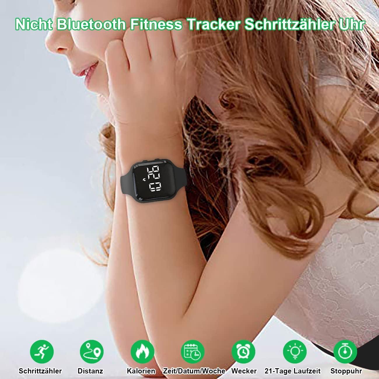 Buy Huyvmay Waterproof Fitness Pedometer Clock - 20-Day Rechargeable  Battery Step Counter Watch for Kids Women & Seniors - International  Shipping Available! | Buy Now with Express International Delivery |  GoSupps.com