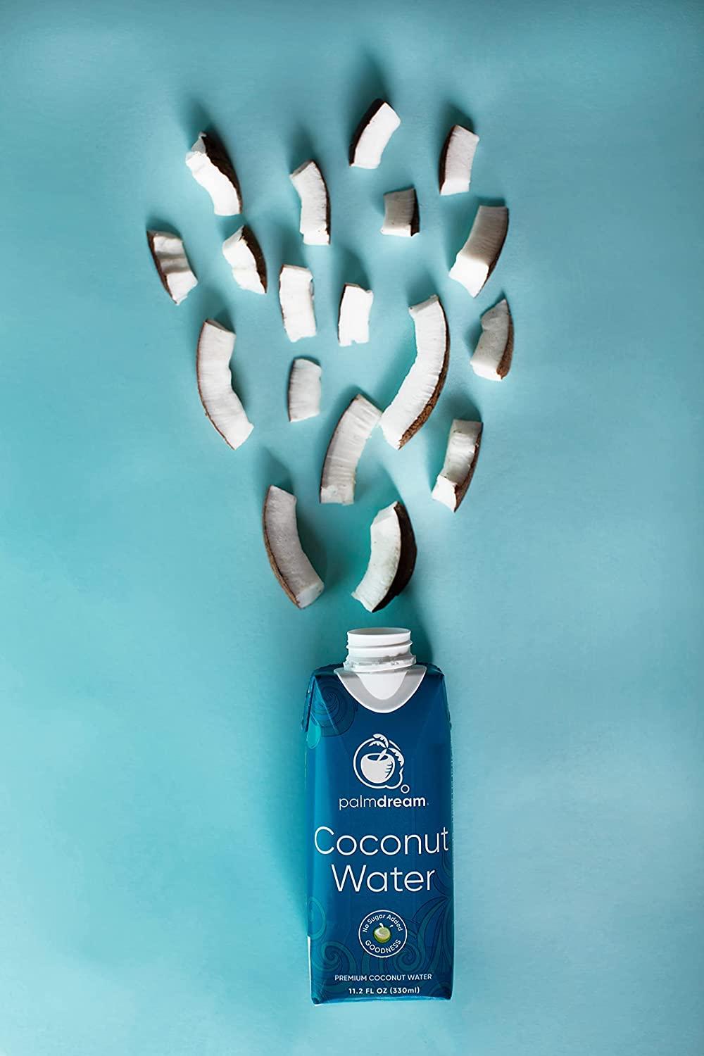 Palmdream Coconut Water No Sugar Added Premium NonGMO Coconut