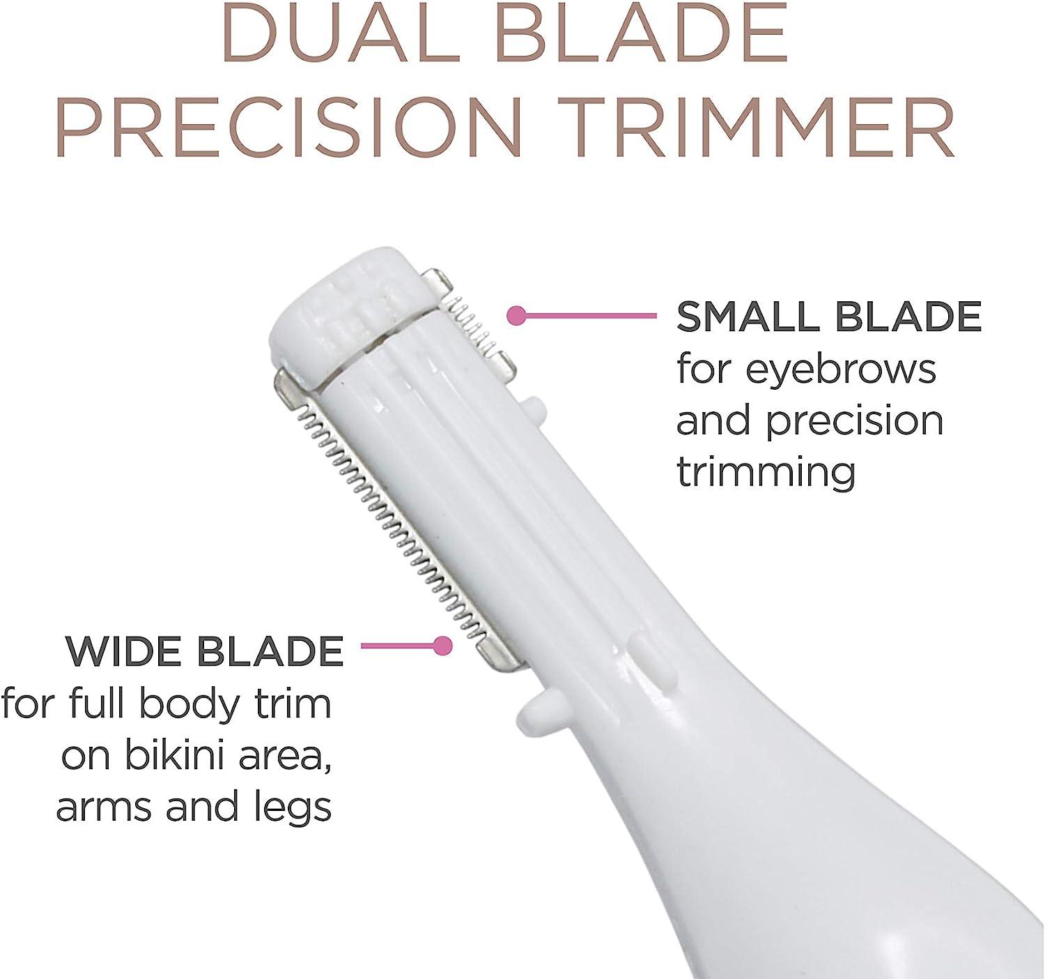 Conair Satiny Smooth Cordless Ladies Dual Blade Precision Trimmer