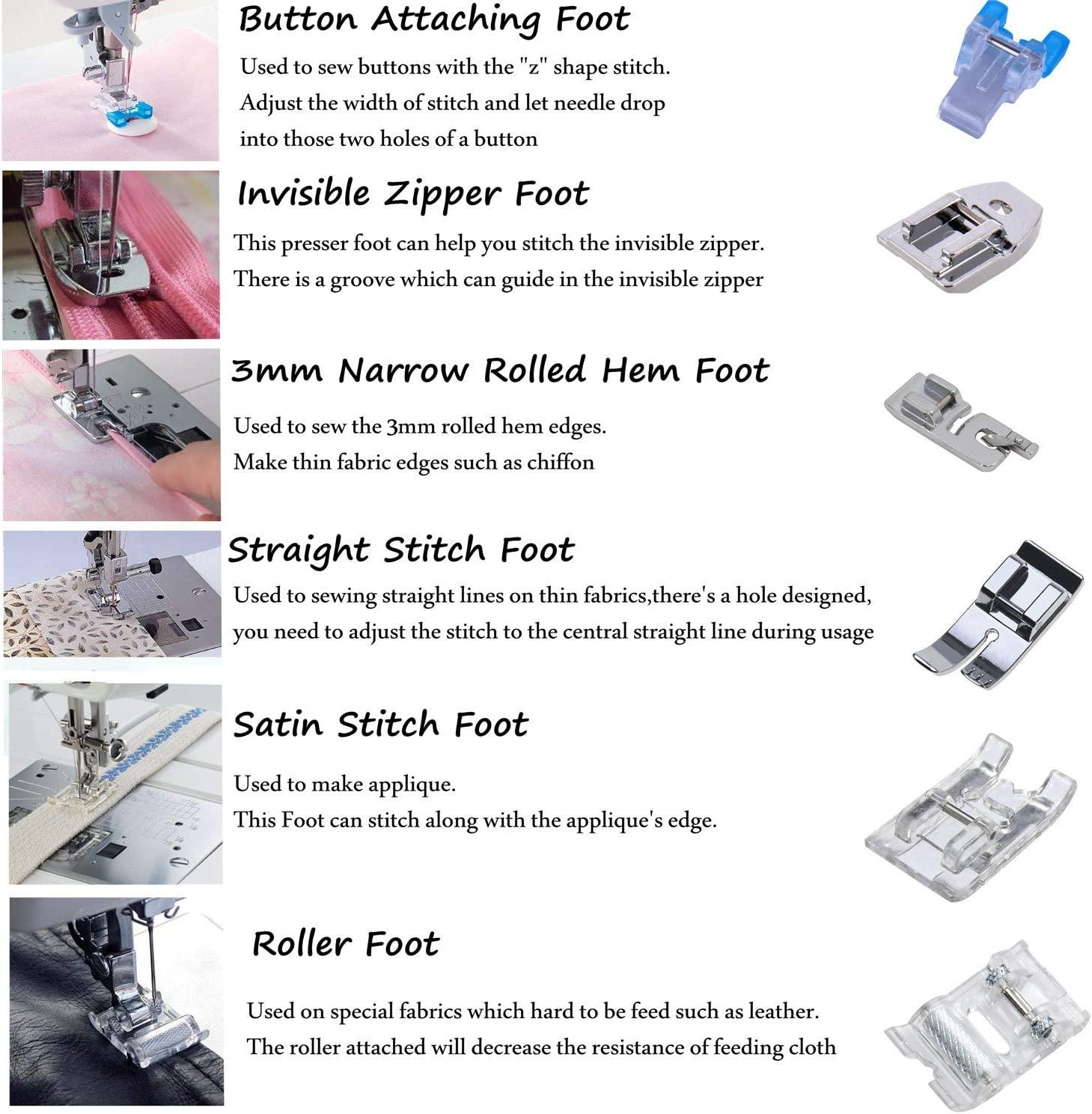 11pcs Industrial Sewing Machine Presser Foot Industrial Presser Foot Sewing  Machine Supplies