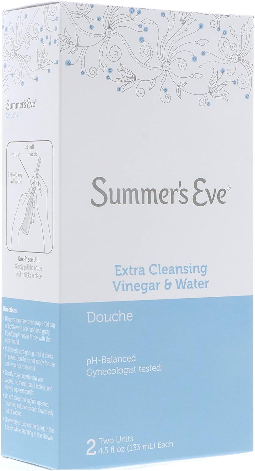 Summer's Eve Extra Cleansing Vinegar & Water Douche Pack of 2