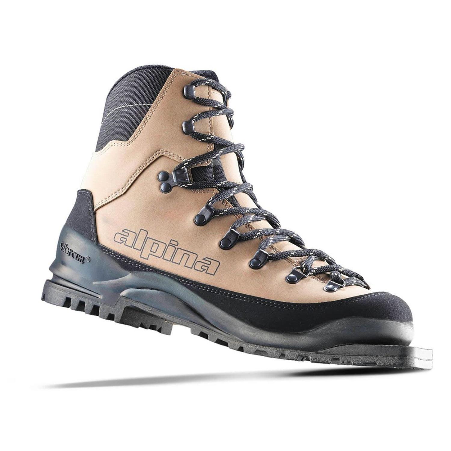 Alpina Montana 75 Cross Country Ski Boot - Unisex Brown/Black Size