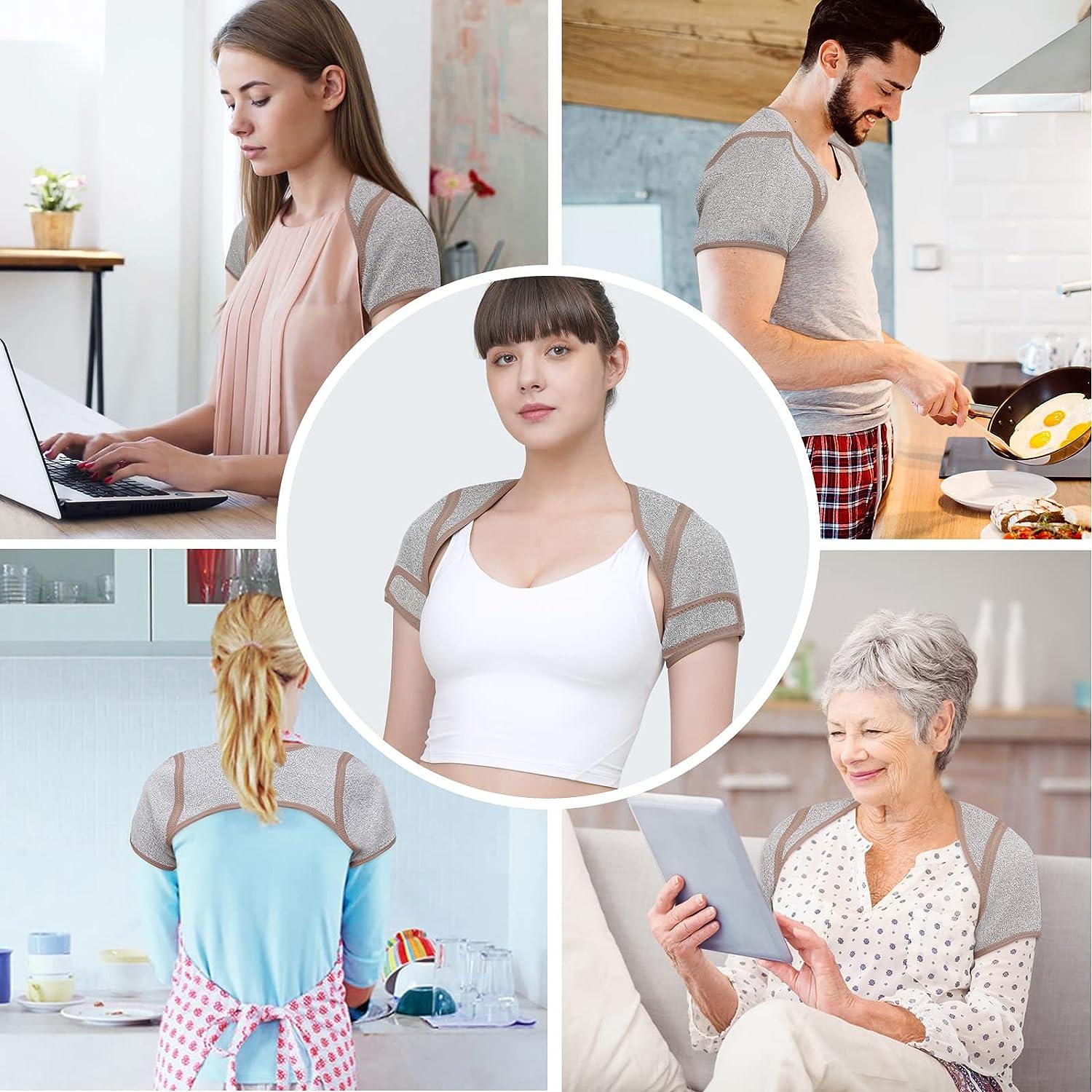 KD Shoulder Support Brace Double Shoulder Braces for Women/Men Relief