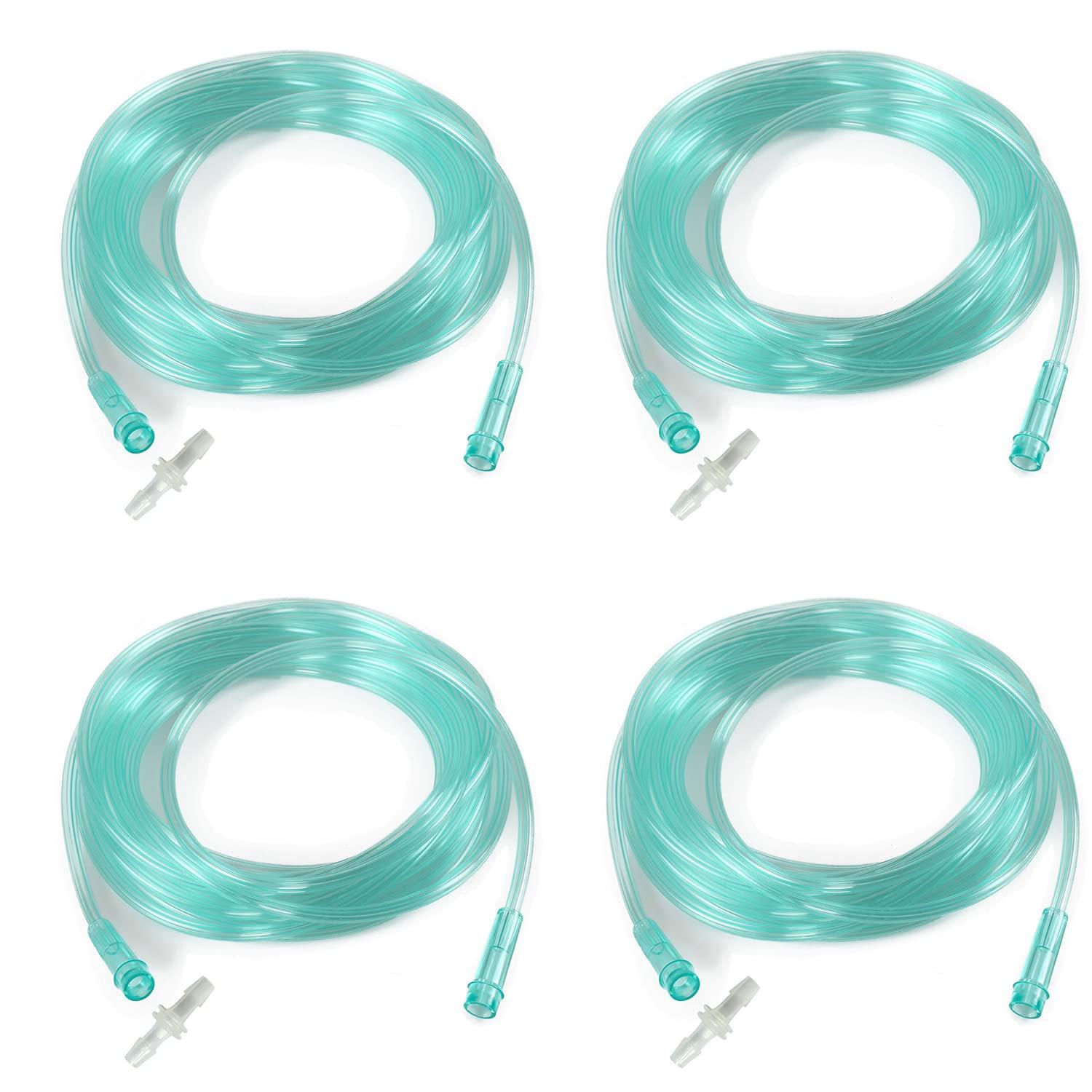 4 Pack Oxygen Tubing Each Length 16.4 Feet Premium Green Crush