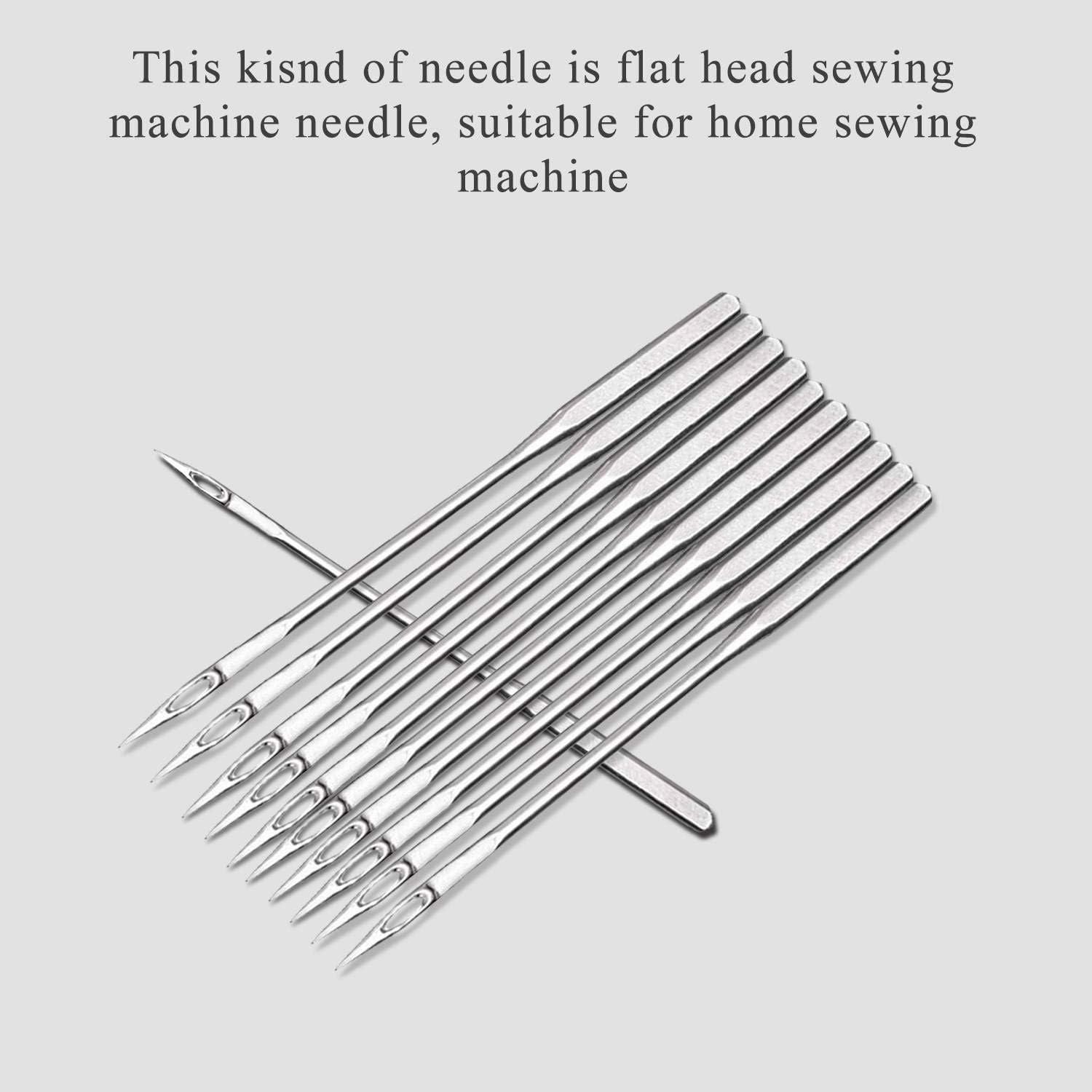 Sewing Machine Needles, 50 Count, Universal Regular Point for Singer