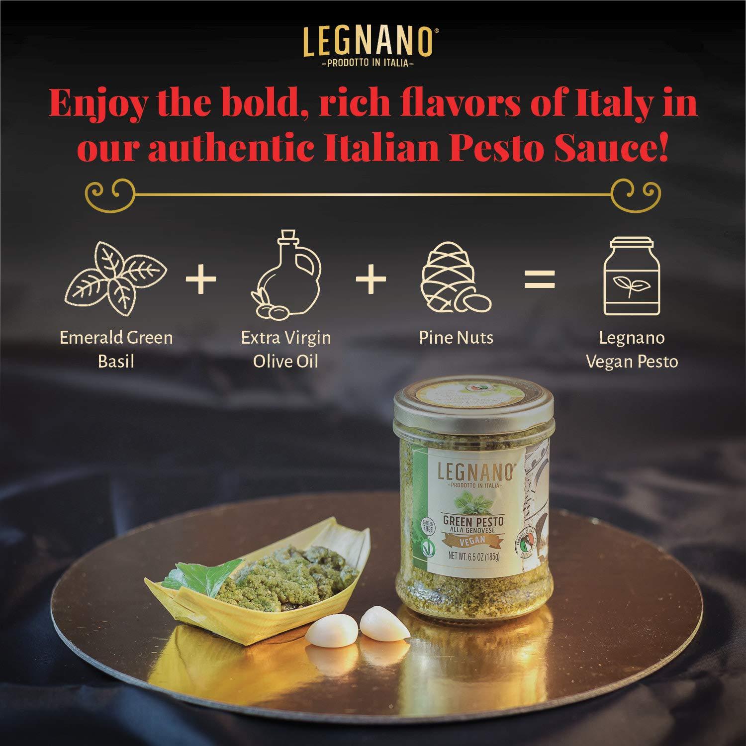 Green Pesto Alla Genovese by Legnano Authentic Italian Basil Pesto