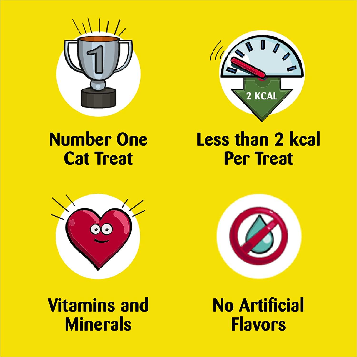 Temptations Cat Treats Blissful Catnip Flavor 16 oz Tub