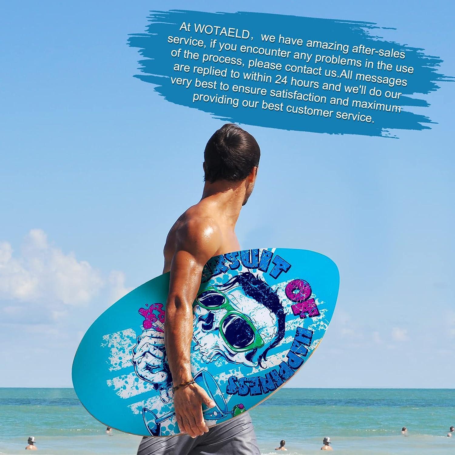 TCXDG Skipper Skimboard 35&41 Inch Wooden Beginners Skim