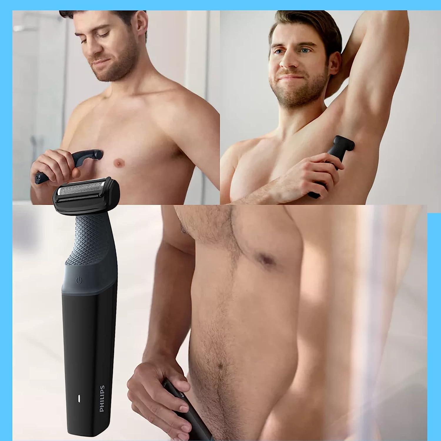 Showerproof body groomer