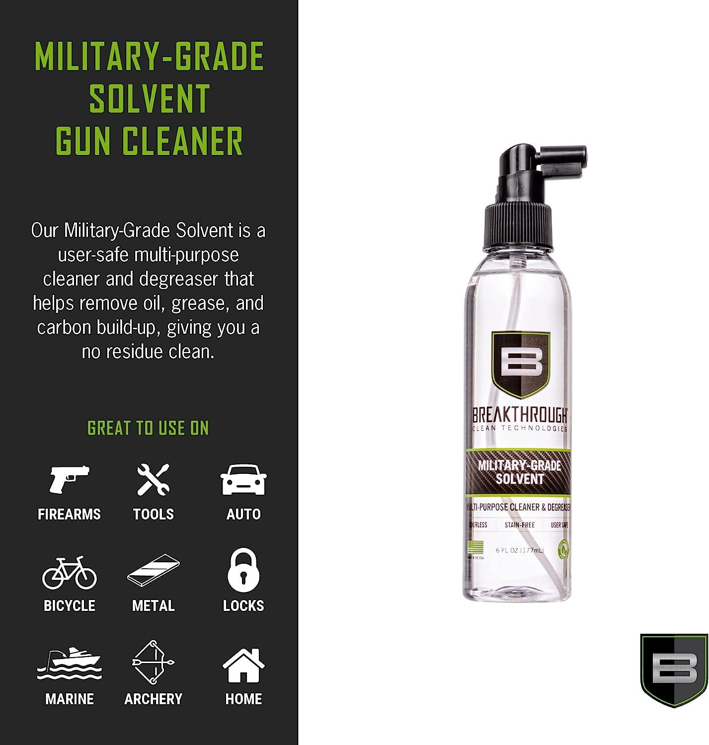 Breakthrough Clean Military-Grade Gun Cleaning Solvent - Various