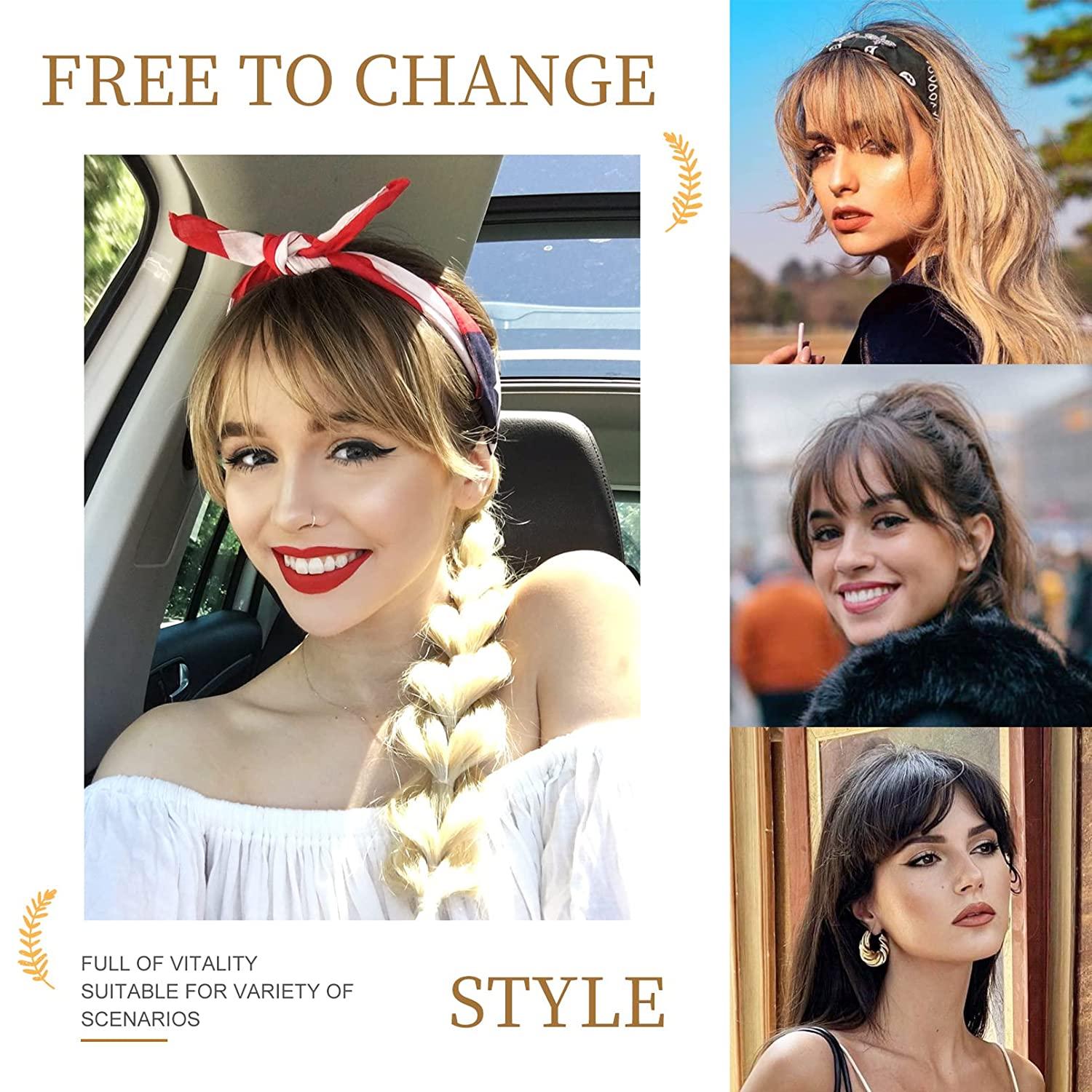 Amazon.com : ICRAB Afro Kinly Curly Bangs Clip in Hair Extensions Natural Fake  Fringe Bangs Short Curly Human Hair Bangs Clip on Hair Piece Jerry Curly Fringe  Hair 4# Dark Brown Color :