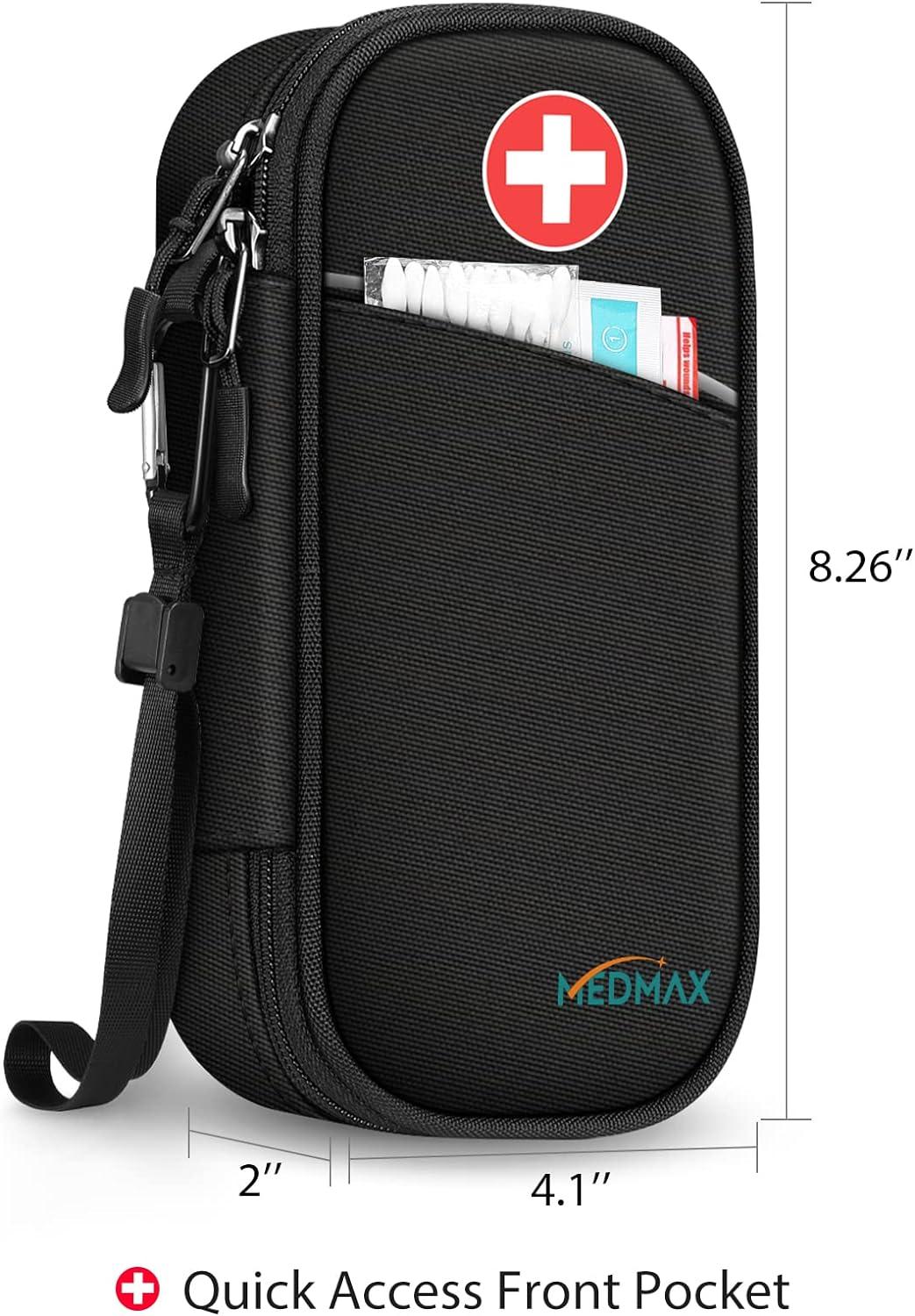 MEDMAX Insulin Cooler Travel Case with 2 Ice Pack Water Resistant