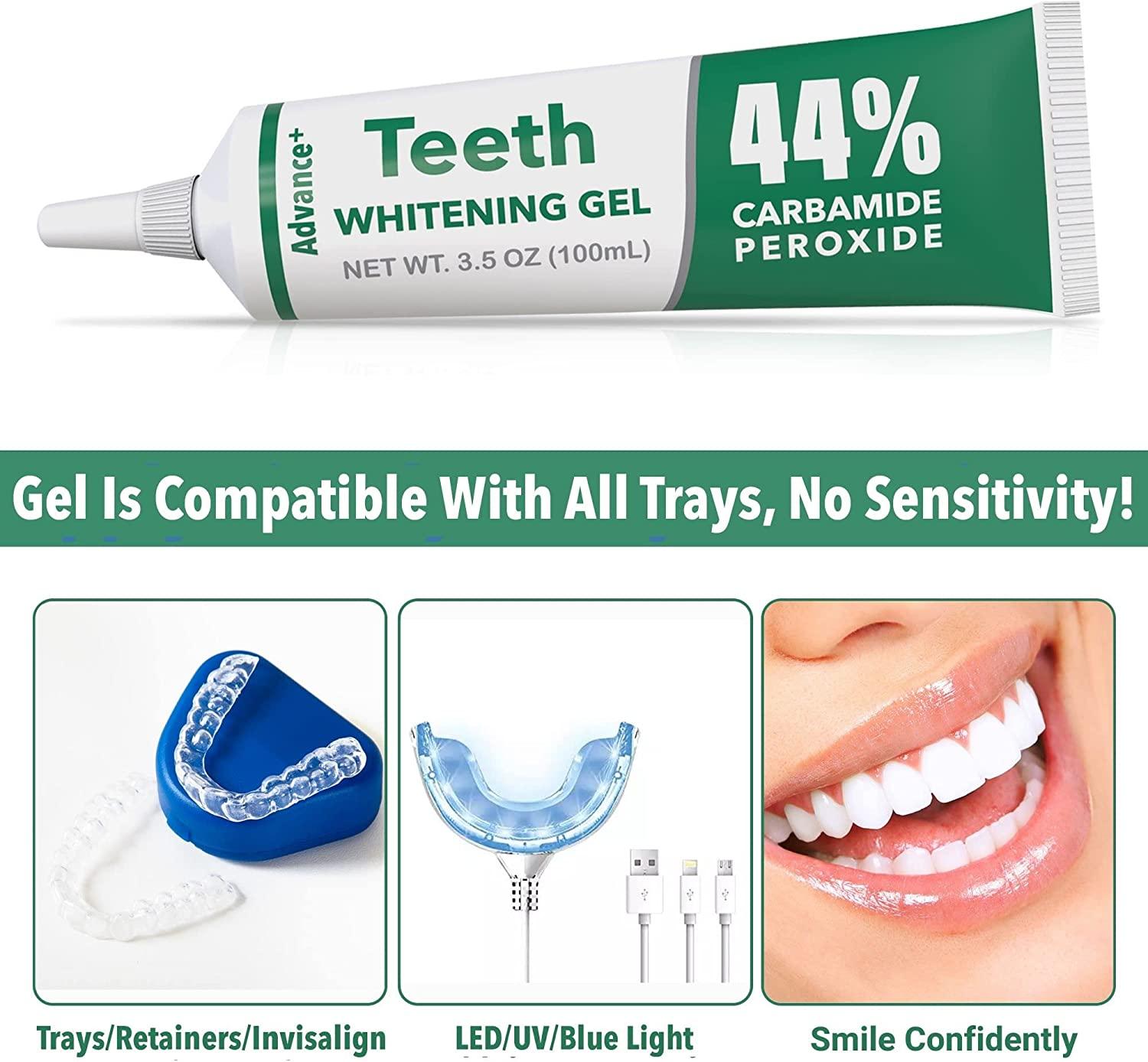 Advance+ Teeth Whitening Gel Refill for Trays (1 Tube = 33 Syringes