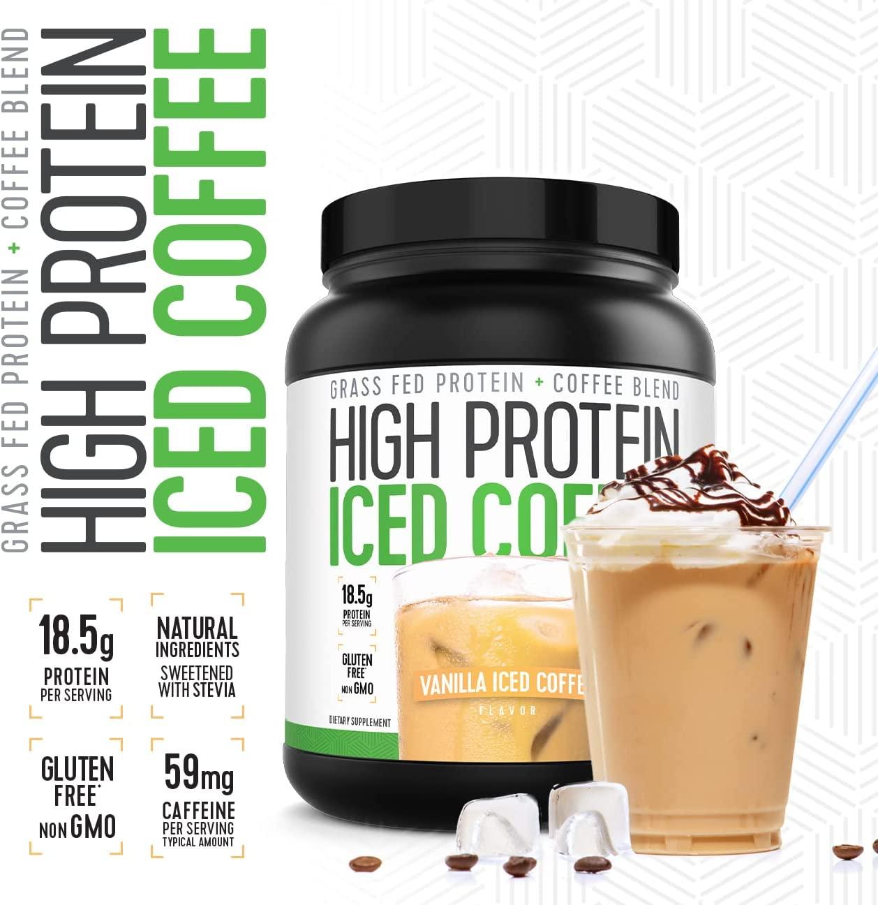 Protein Coffee Vanilla Latte High Protein, Keto Friendly, 18g Protein, 2g Carbs, Natural