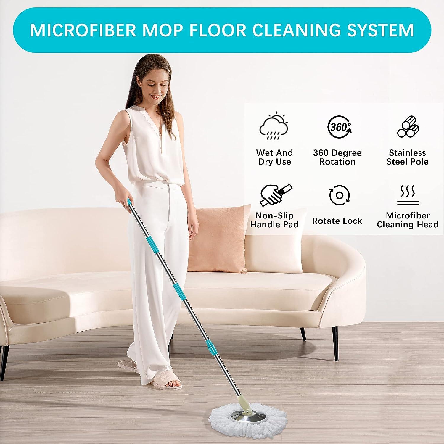 Household Large Floor Mop, 360 Degree Rotating Floor Mop, Large