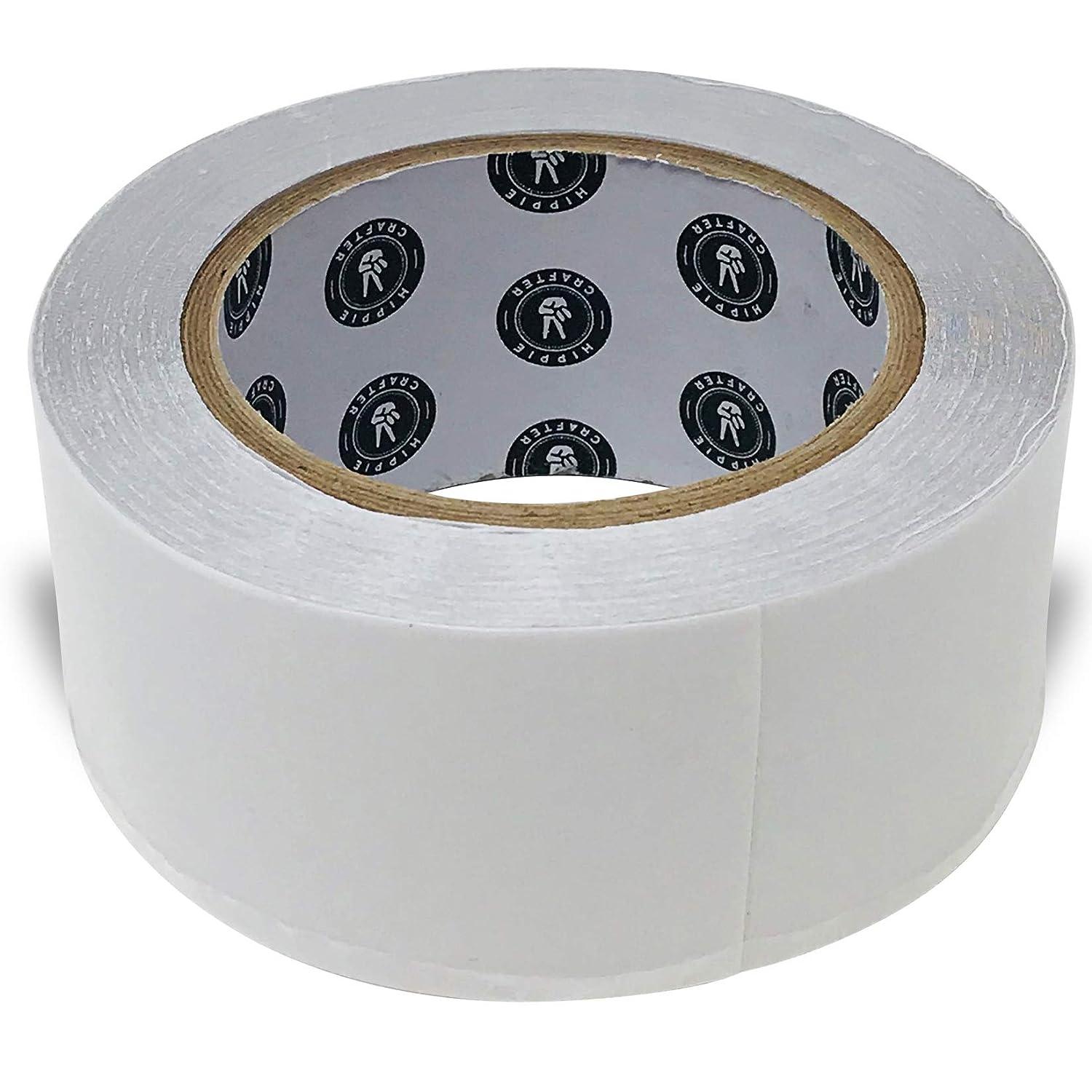 DOUBLE SIDED CLEAR STICKY TAPE DIY STRONG CRAFT ADHESIVE WIDTH 5MM~50MM x  25M