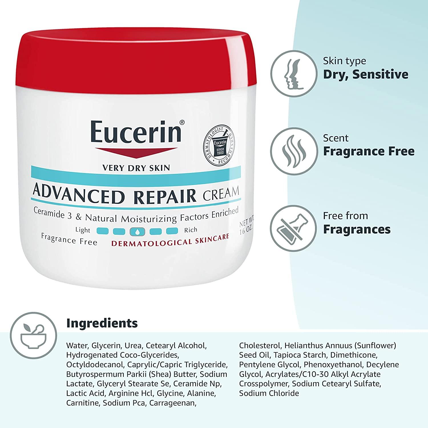 Eucerin Advanced Repair Cream 16 oz g)