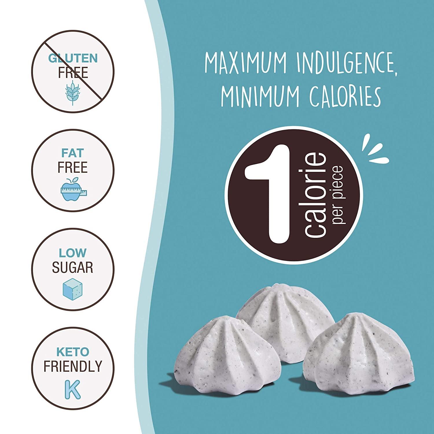 DON'TWORRY Keto Friendly Meringue Cookies Only 1 Calorie per piece
