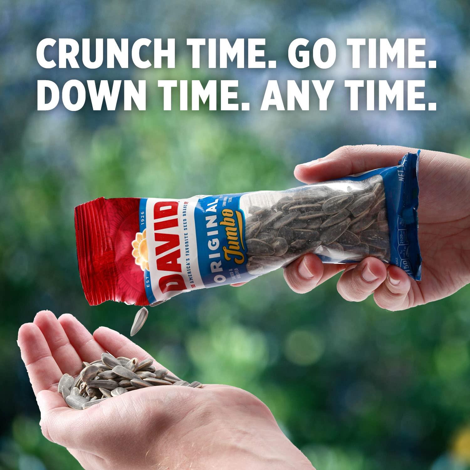David Seeds Salted & Roasted Original Jumbo Sunflower Seeds 1.65 oz