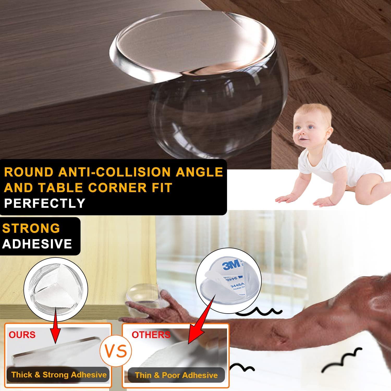 Transparent Table Corner Anti-collision Corner Guards, Baby Safety