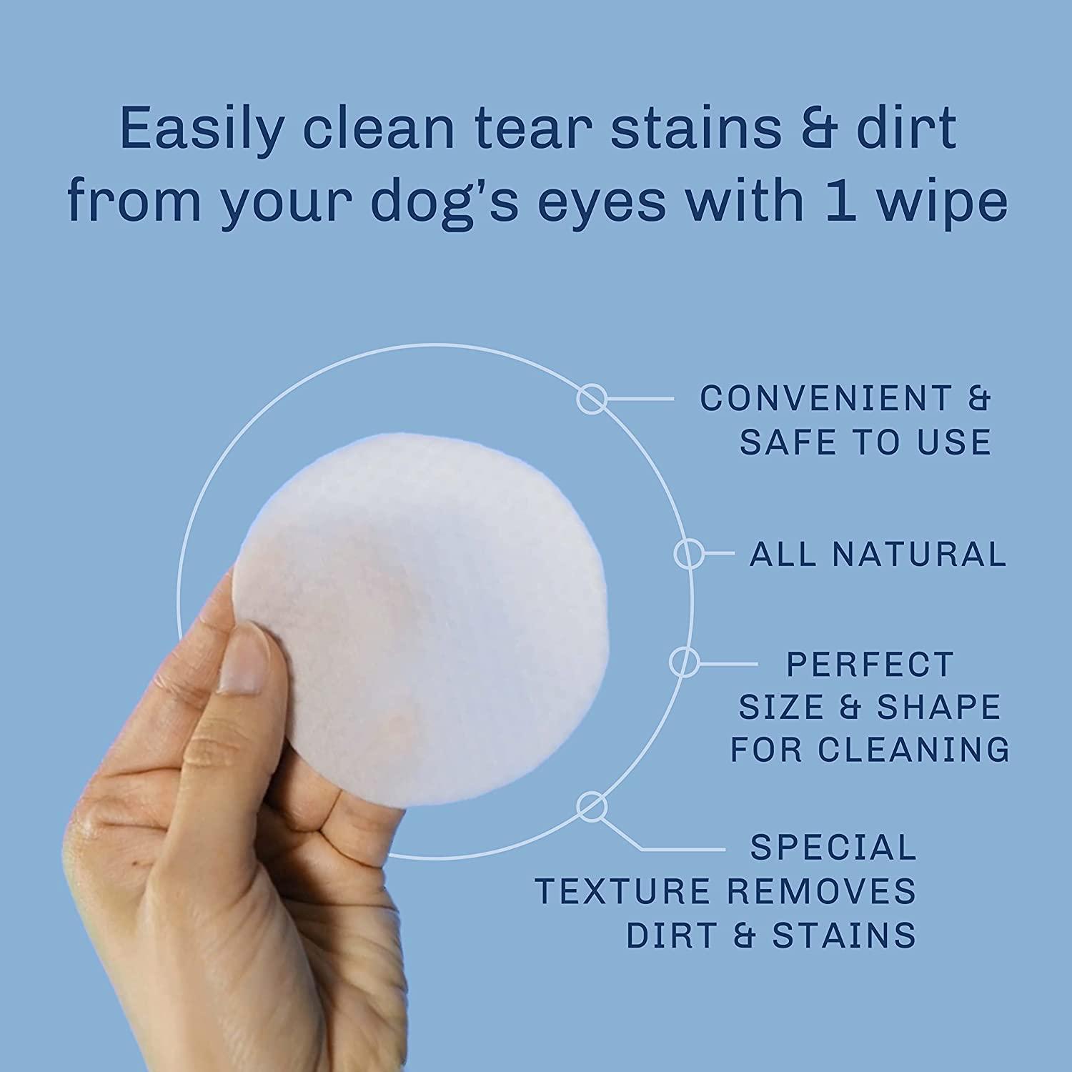 TrueBlue Dental, Ears, and Eyes Wipes for Dogs, Cats, & Puppies Safe