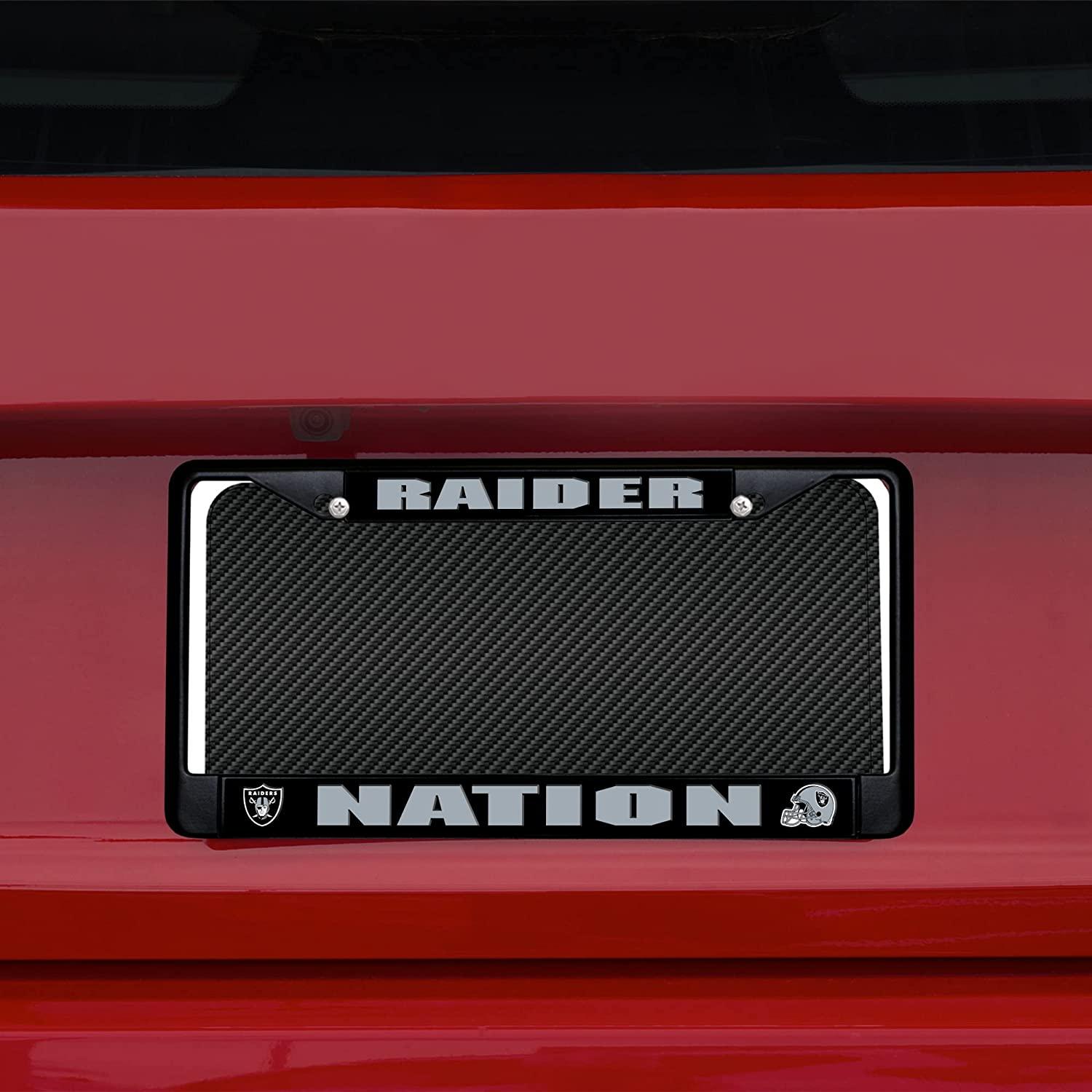 Las Vegas Raiders Embossed License Plate Frame - Auto Accessories