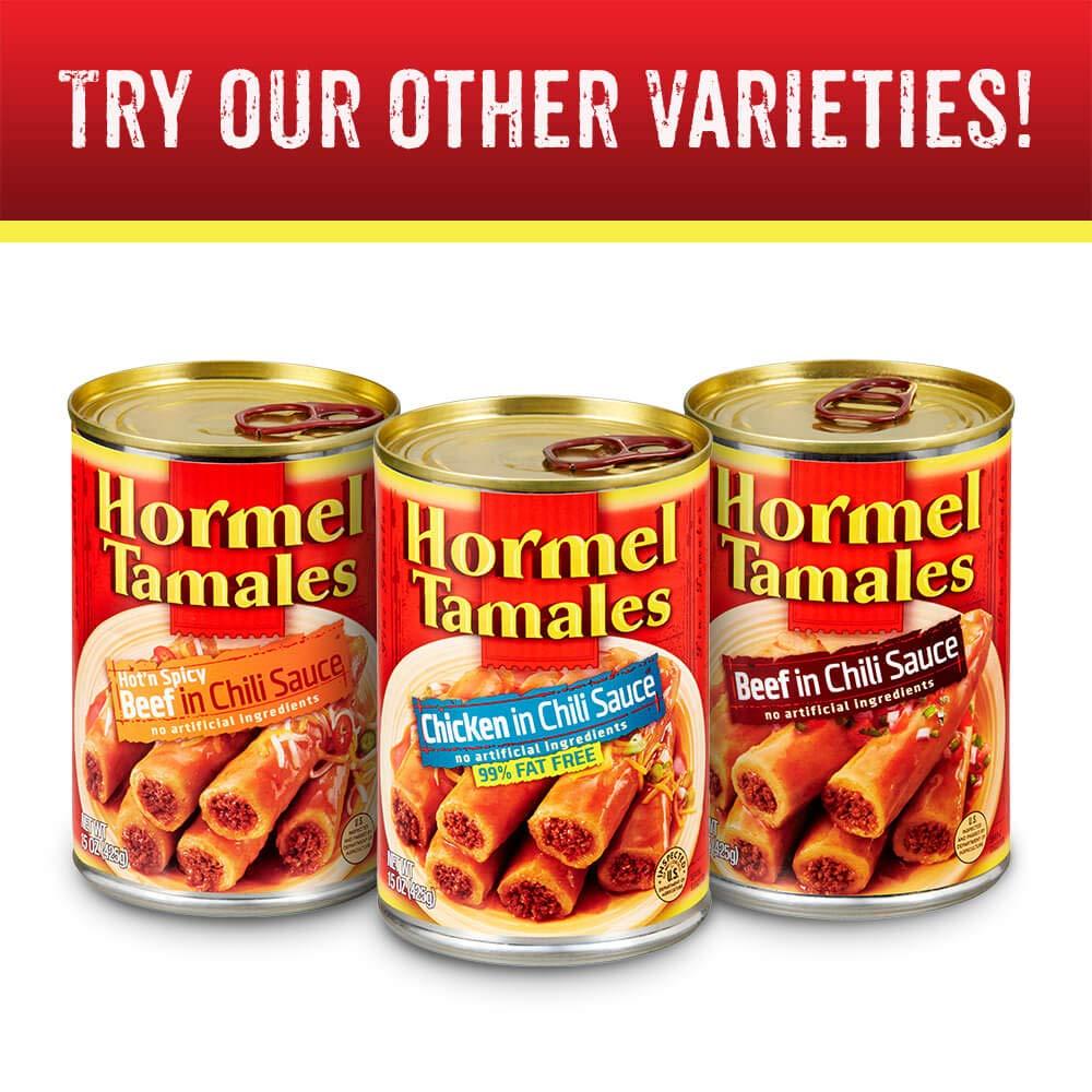 Hormel Beef Tamales 15oz Pack of 12 Delicious Mexican Style Beef