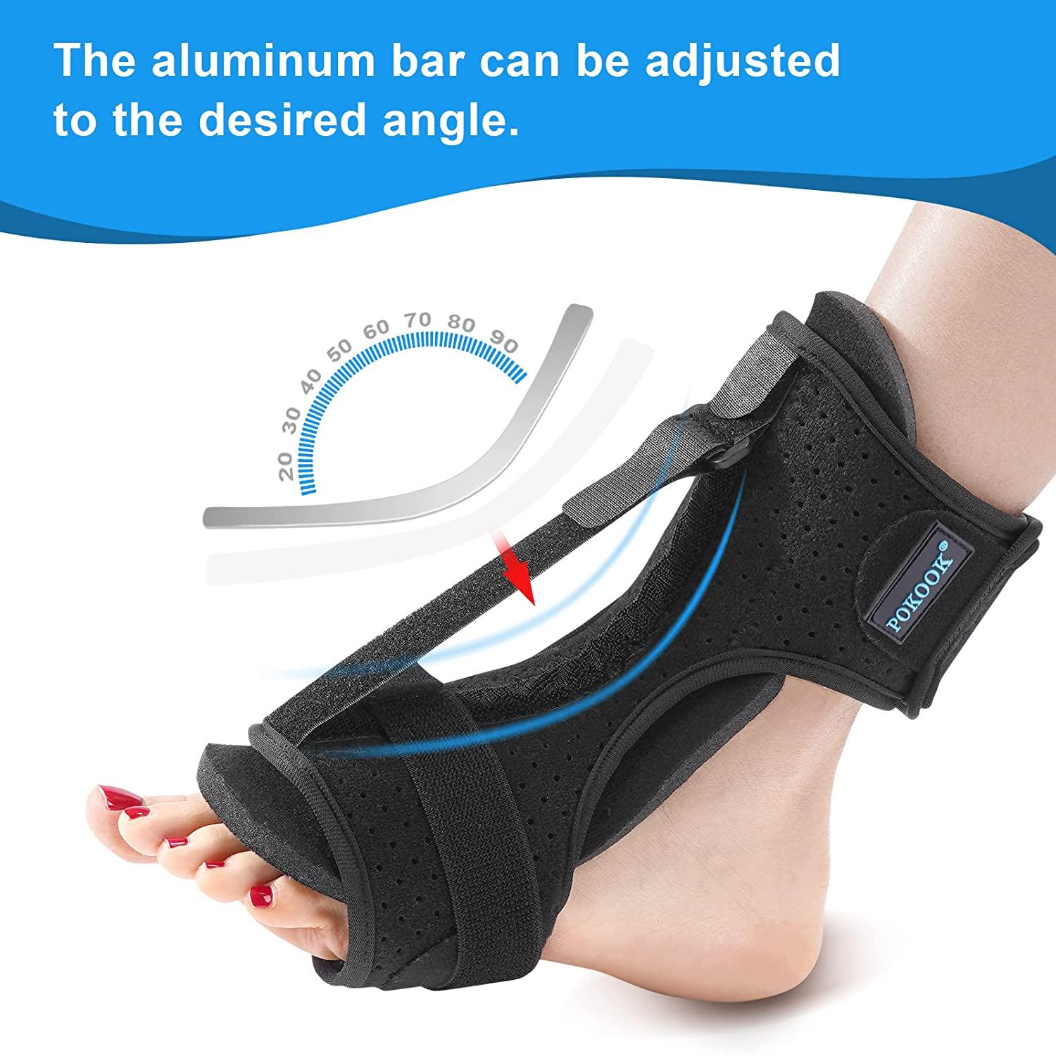 Plantar Fasciitis Night Splint, Adjustable Sleep Support Relief Brace