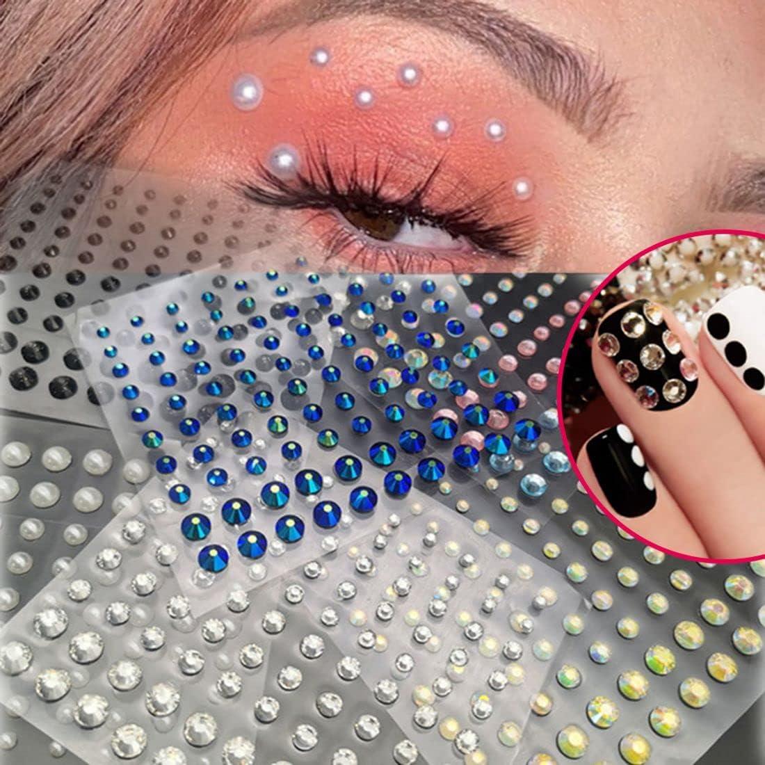 Shiny Makeup Rhinestones Eyebrow Jewelry Sticker ) Face Diamo 3D