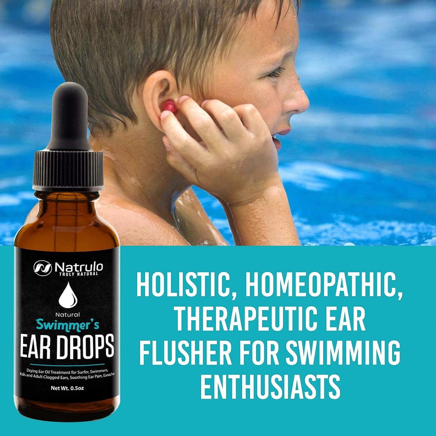 Natural Ear Drops for Swimmers Ear, Allergy Relief, Itching Swimmers