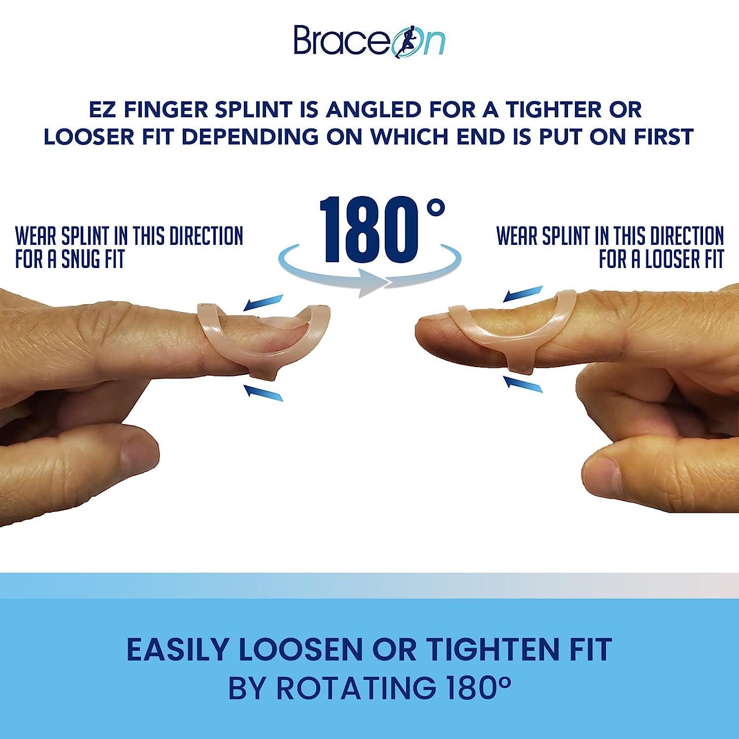 BraceOn EZ Finger Splint Trio 3Pack (6,7,8)