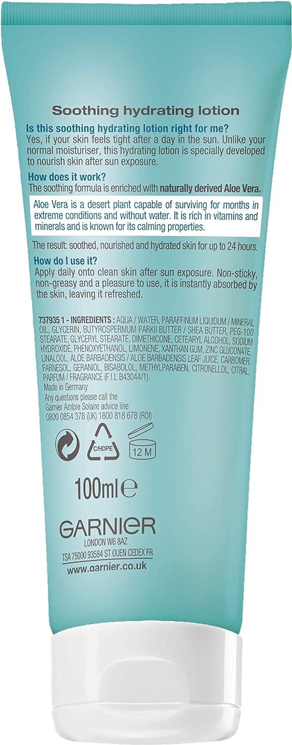 Garnier Ambre Solaire Travel After Sun Lotion Soothing and Calming