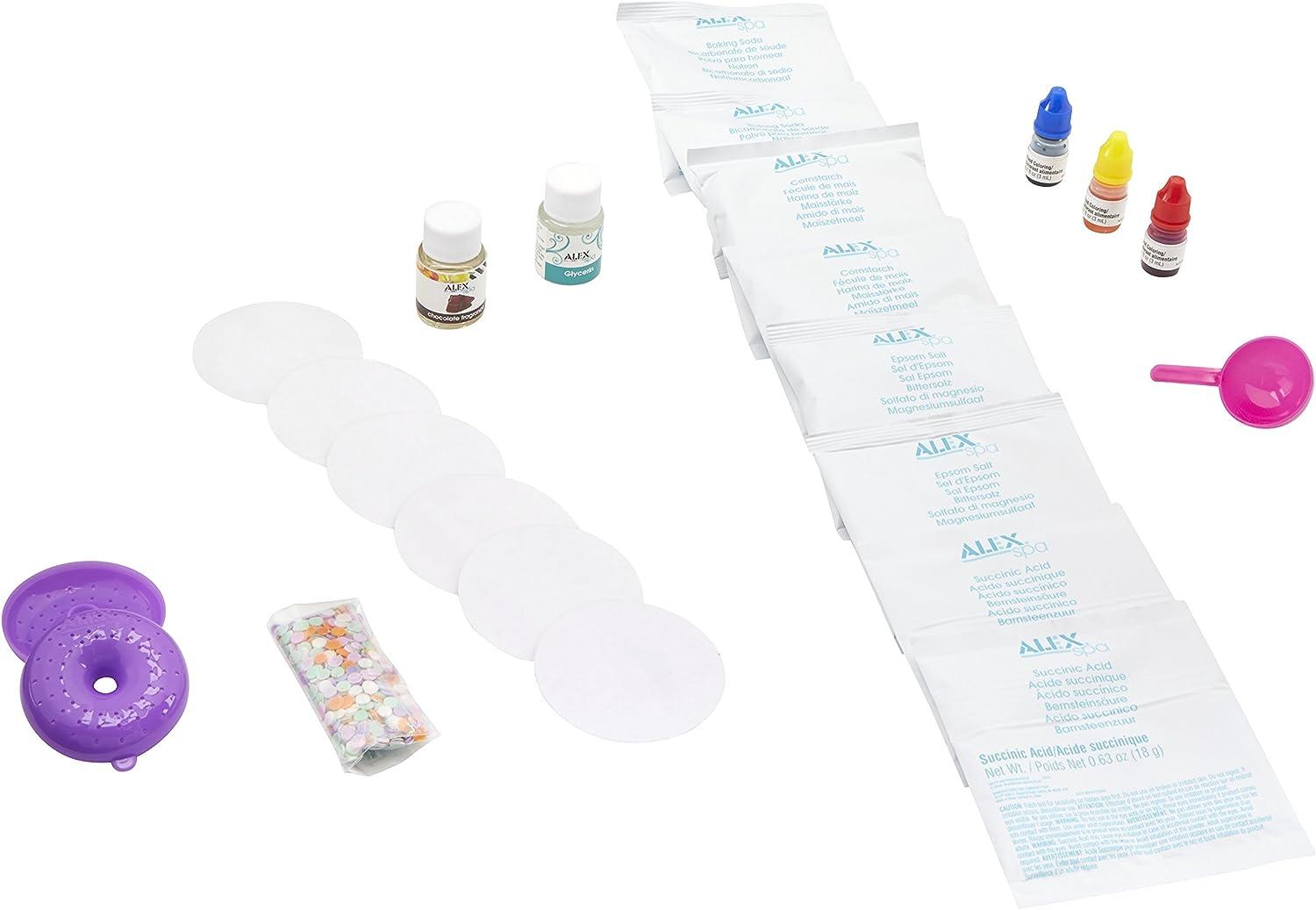 Alex Spa DIY Bath Bomb Donuts Kids Bath Bomb Soap Kit