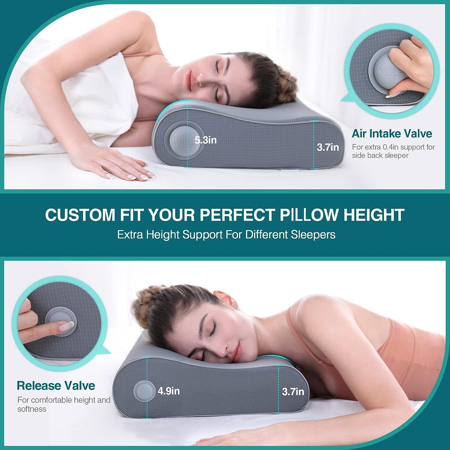 Hybrid Pillow For Side Sleepers - Neck Pain Support Cervical Pillow – Fresh  Frenzy