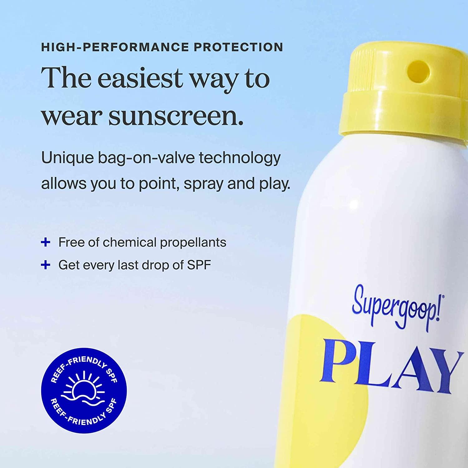 Supergoop! PLAY SPF 50 Antioxidant Body Mist w/ Vitamin C, 6 fl oz 2