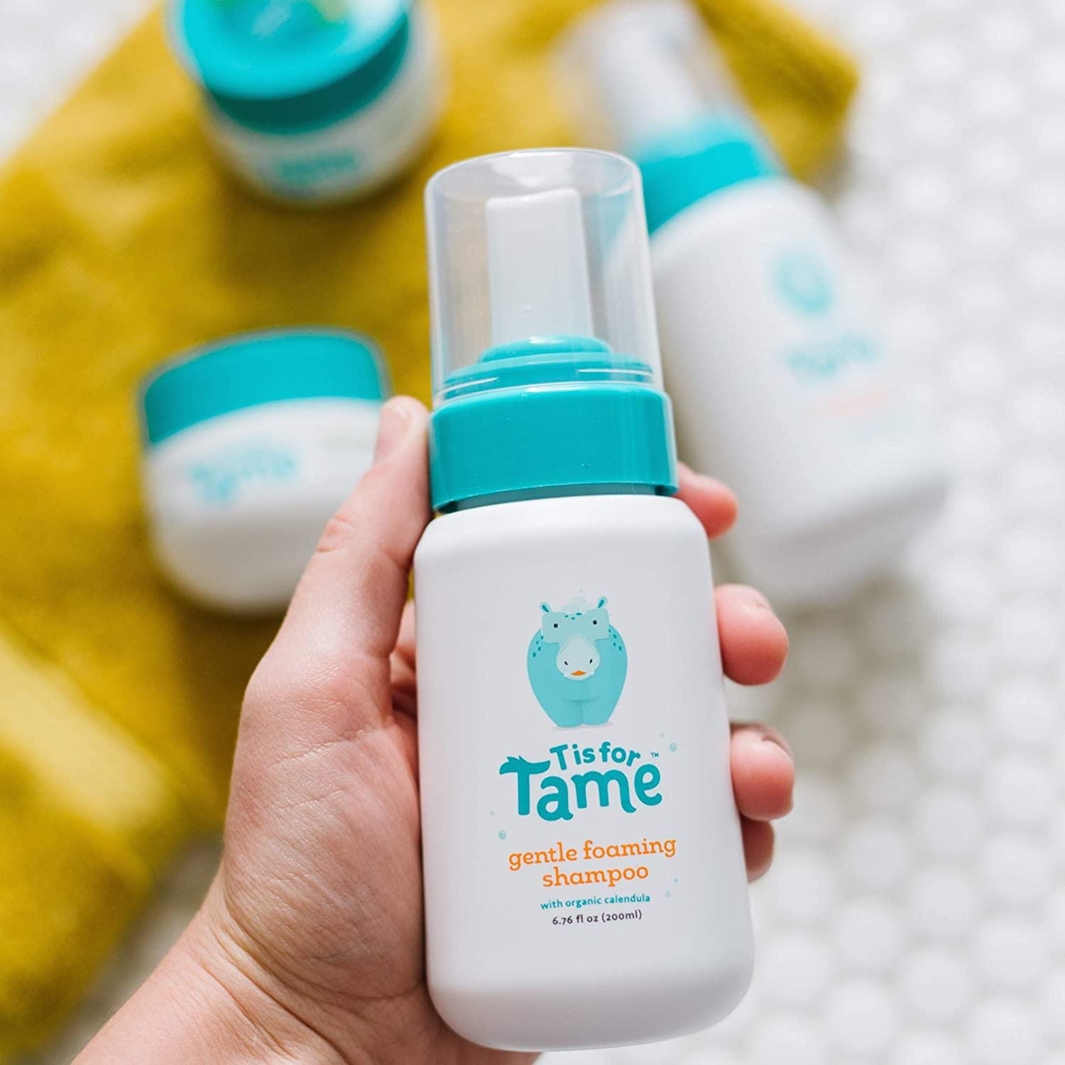 T is for Tame Cradle Cap Shampoo for Babies, Toddlers & Kids Made