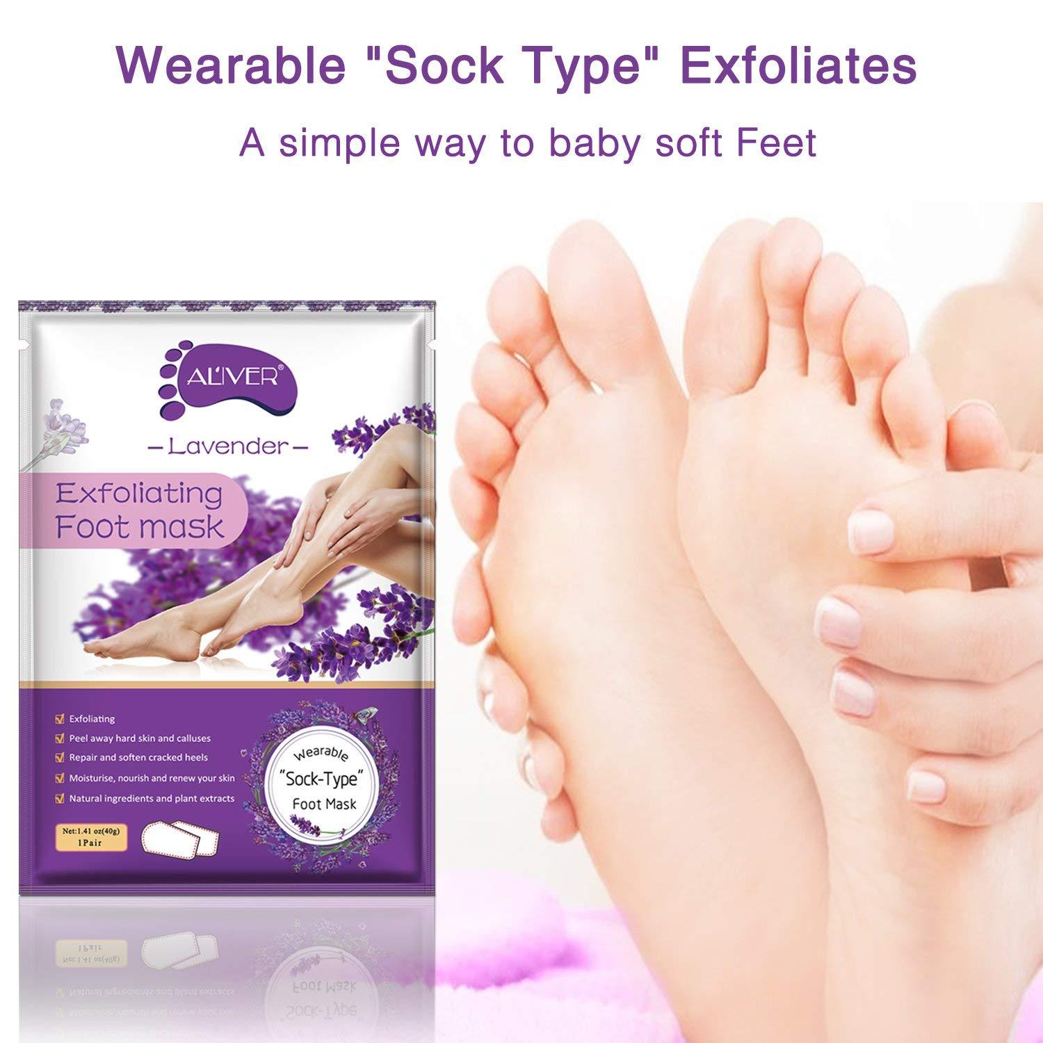 Foot Peel Mask 5-Pack Exfoliating Foot Care for Baby Soft Skin
