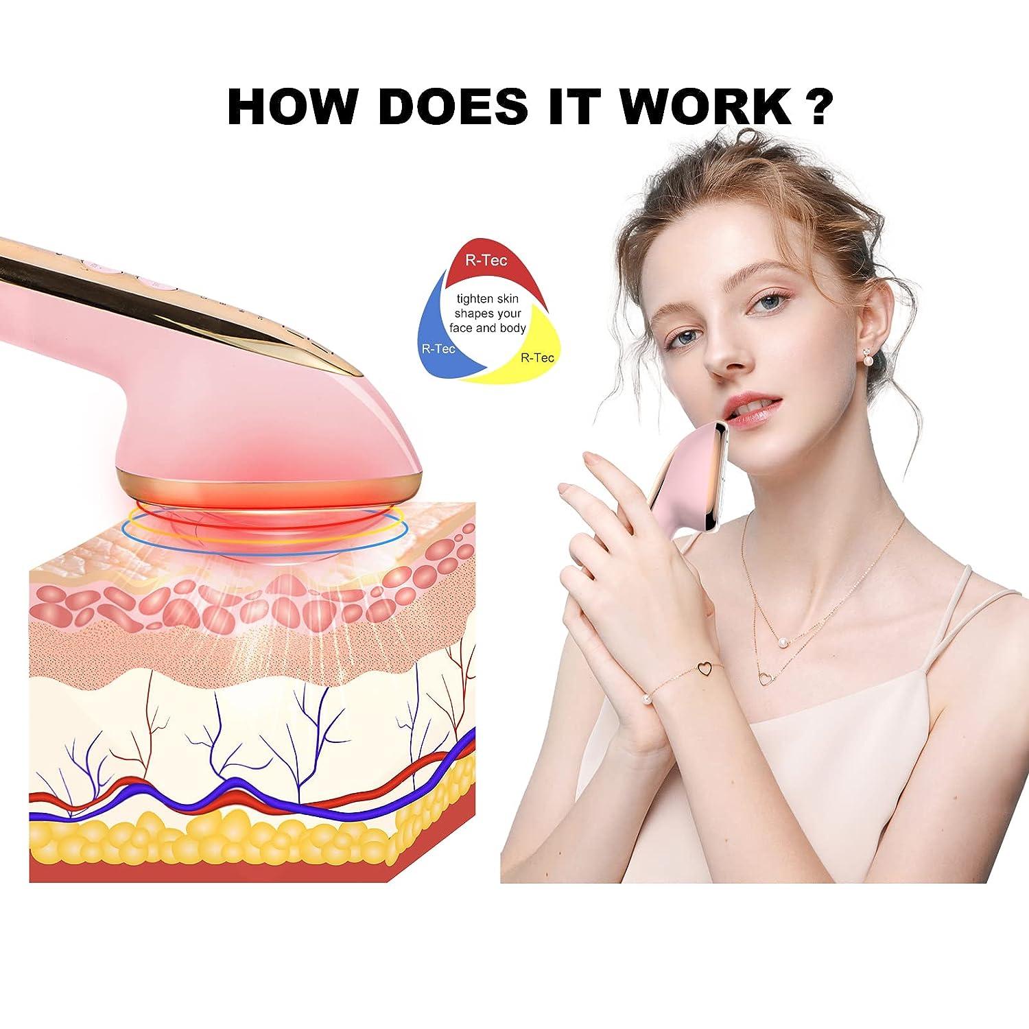 4-in-1 Facial Skin Tightening Massager for Firming Rejuvenation