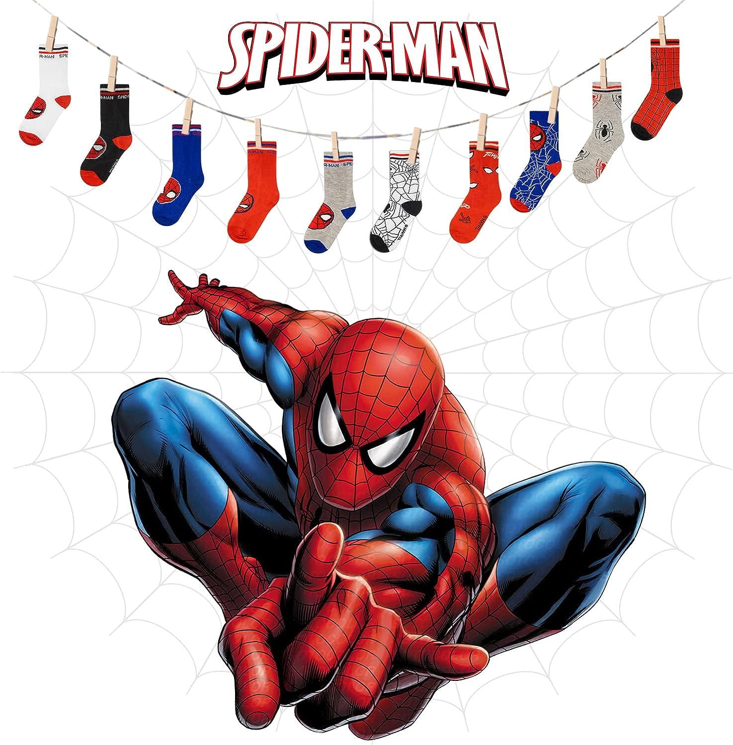 Marvel Spiderman Grip Socks, Socks for Toddler Boys, 10 India