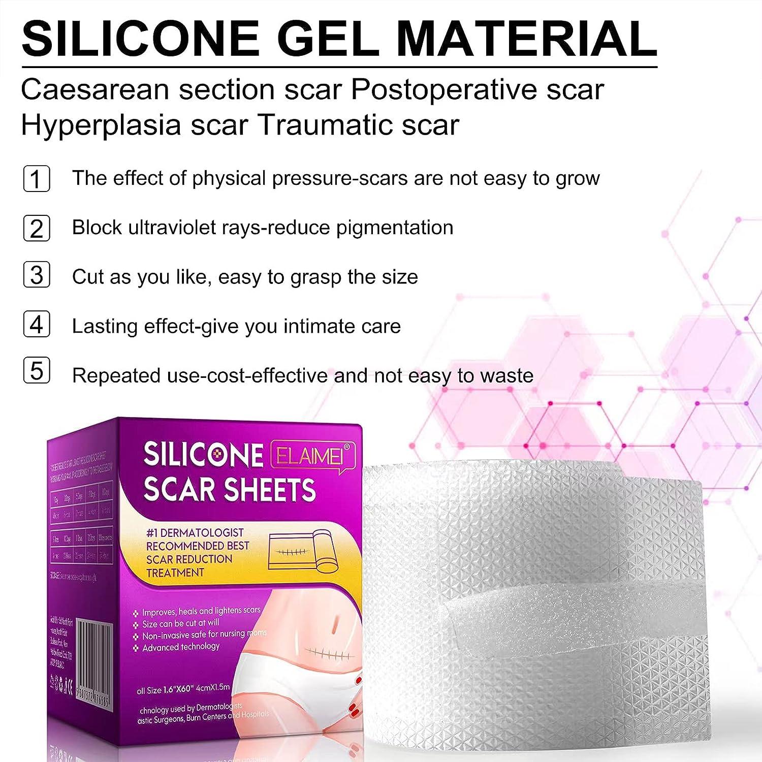 Silicon Scar Sheets Clear Gel Silicon Scar Tape Silicone Scar Strips