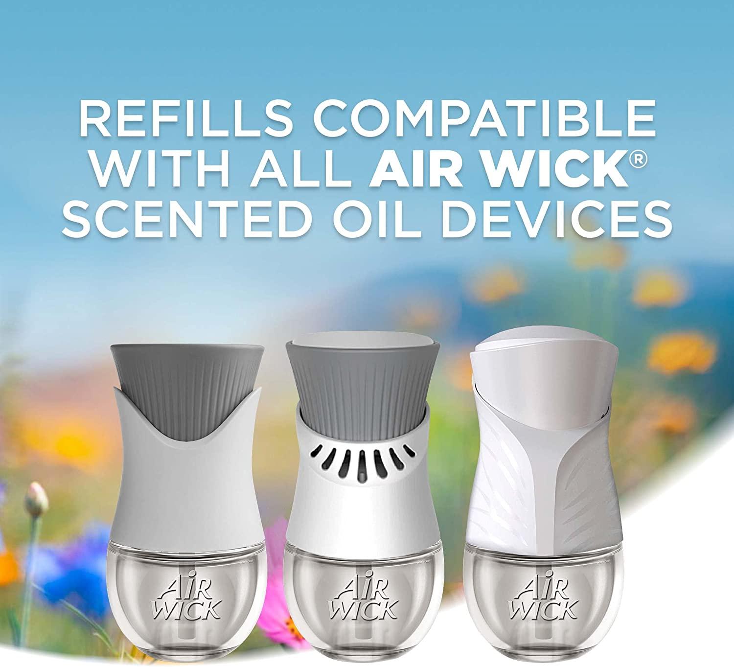 Air Wick plug in Scented Oil Kit (Warmer + 1 Refill), Fresh Linen, Same