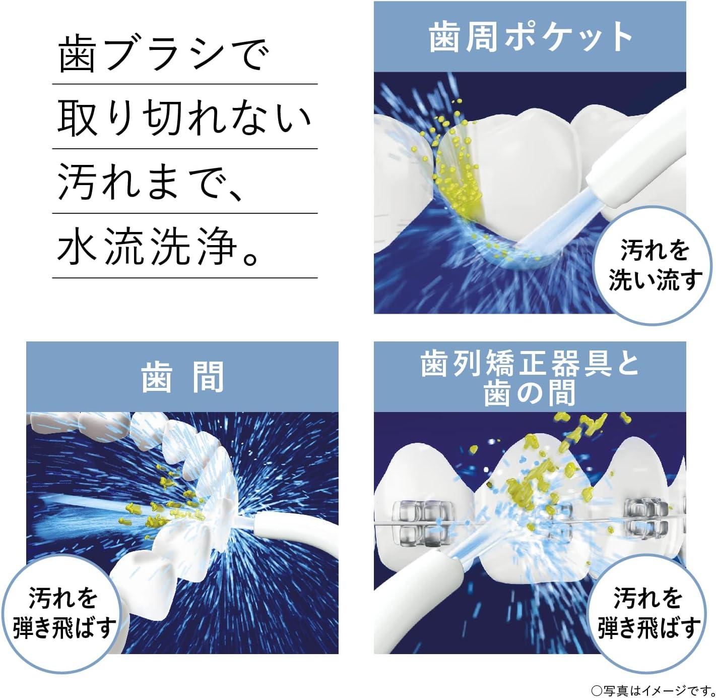 Panasonic EW-DJ64-W Electric Dental Flosser - Jet Washer Doltz